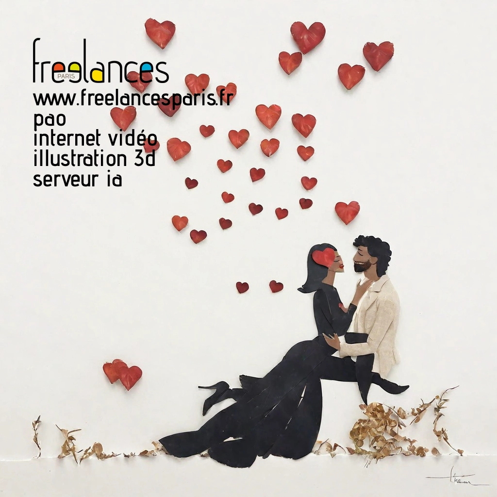 Pao mise en page internet vidéo illustration 3d serveur IA générative AI freelance paris studio de création magazines yrorwo20